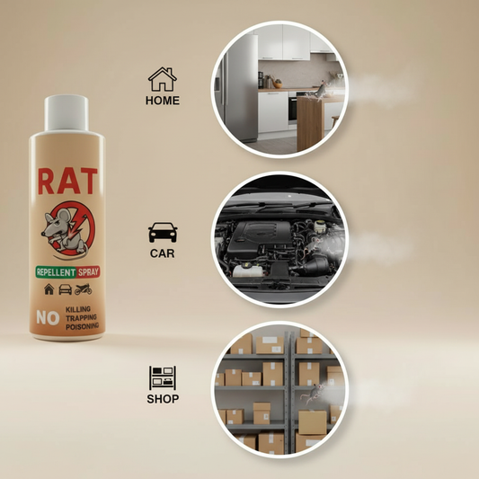 Rat Repellent Spray – Safe Protection for Home & Car| Easy to Spray ( Pack Of 2 )