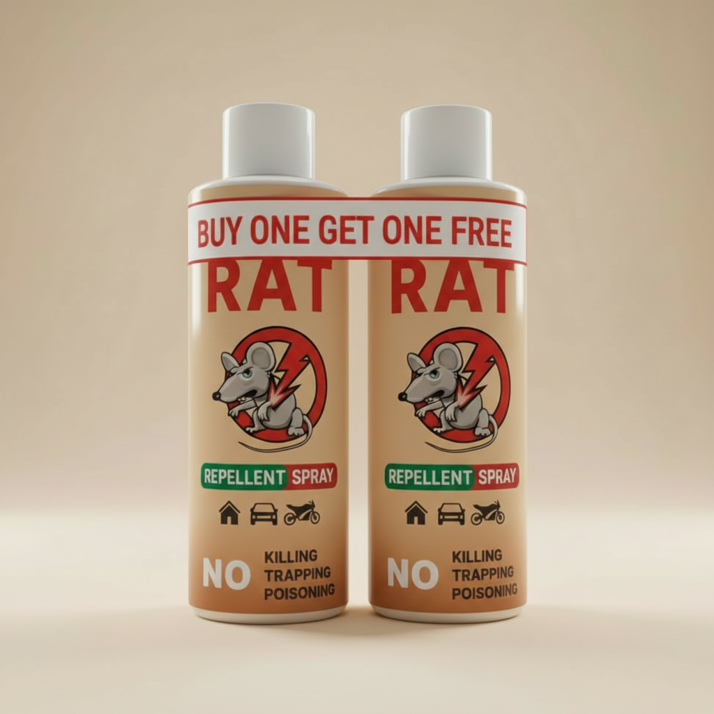 Rat Repellent Spray – Safe Protection for Home & Car| Easy to Spray ( Pack Of 2 )